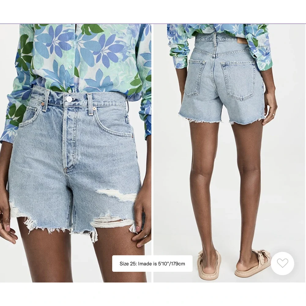 Citizens of Humanity Elle V-Front Shorts 32 NWT Keeper